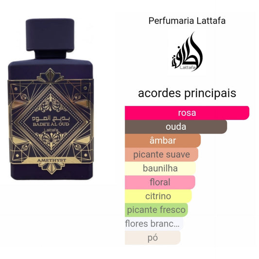 Badee Al Oud Ametyst, Unisexo Lattafa, Eau De Parfum - Unique Privé
