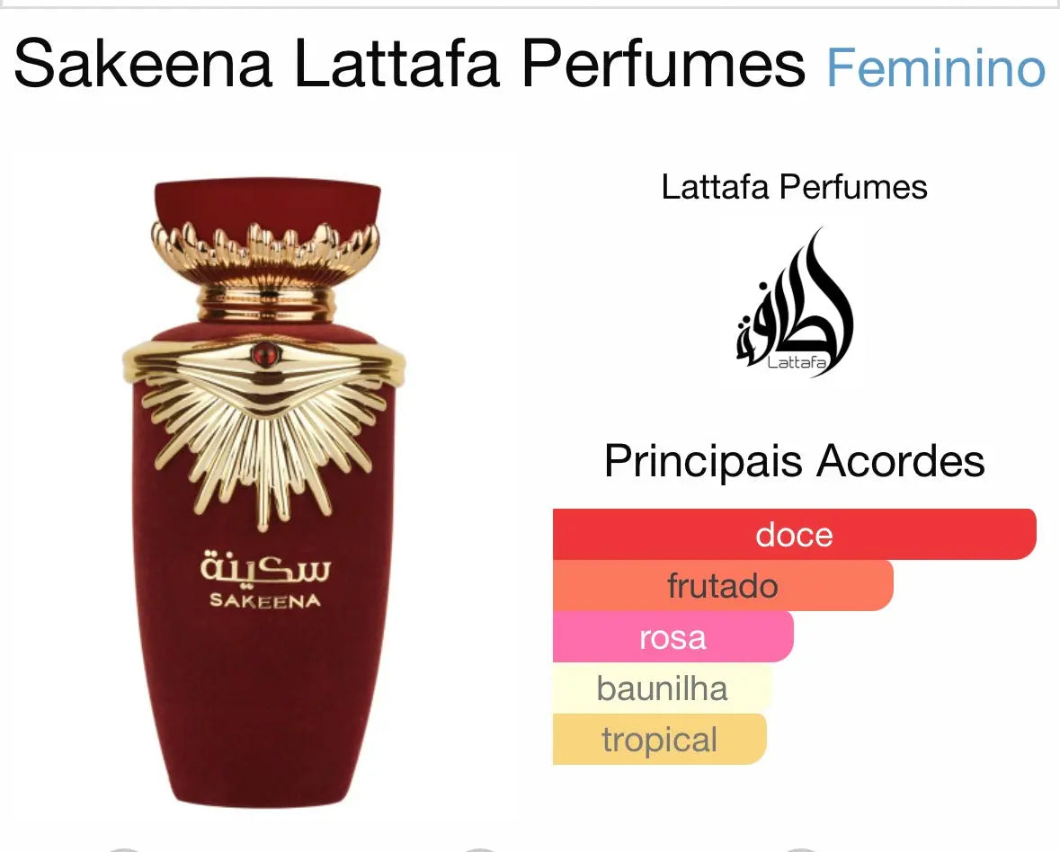 Lattafa Sakeena EDP 100ml - Unique Privé