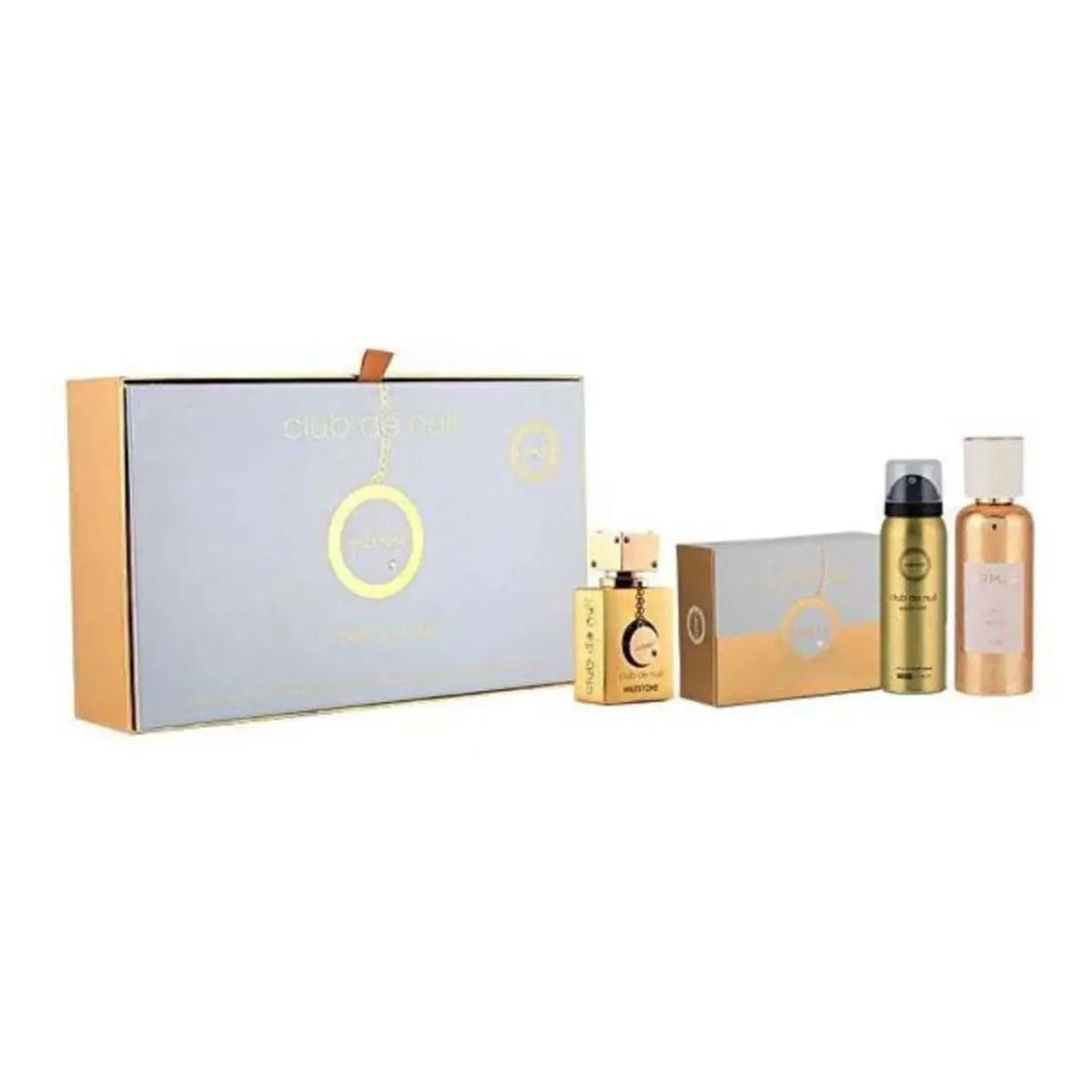 Coffret Armaf Club De Nuit Milestone | EDP + Hair Mist + Sabonete