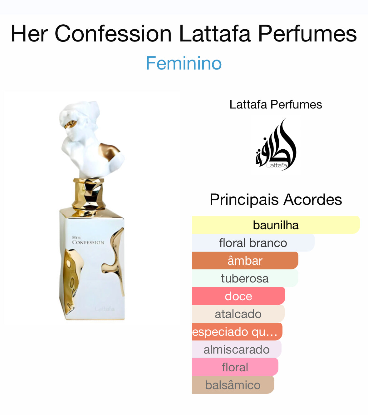 HER CONFESSION | 100ML EDP | Lattafa - Unique Privé