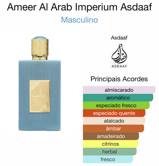 Ameer Al Arab Imperium | Masculino | EDP 100ML | Asdaaf - Unique Privé
