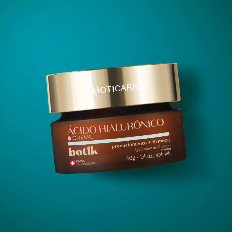 O BOTICÁRIO Creme Facial Com Ácido Hialurónico Botik, 40g ORIGINAL - Unique Privé