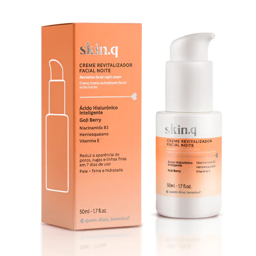 Quem Disse Berenice? Skin.Q Creme Revitalizador Facial Noite, 50ml (O Boticário) - Unique Privé