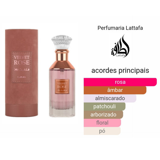 Velvet Rose | Feminino | EDP 5ML & 10ML | Lattafa - Unique Privé