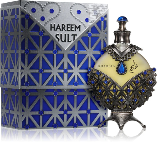 Óleo perfumado unissexo Khadlaj Hareem Al Sultan Blue - Unique Privé