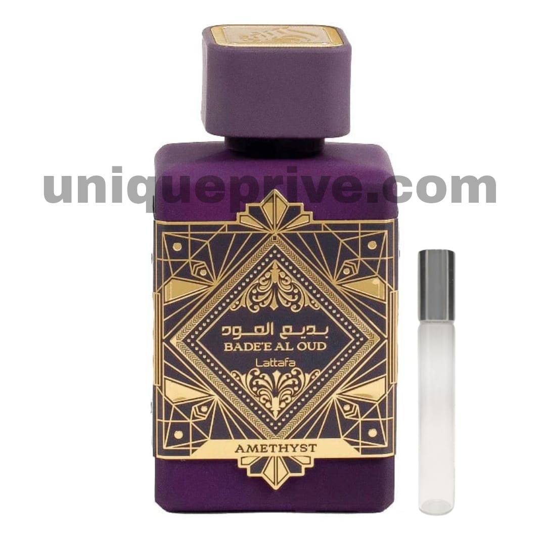 Bade'e Al Oud Amethyst | Decant 5ML & 10ML | Unissexo | Lattafa - Unique Privé