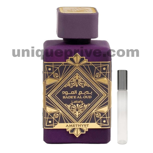 Bade'e Al Oud Amethyst | Decant 5ML & 10ML | Unissexo | Lattafa - Unique Privé
