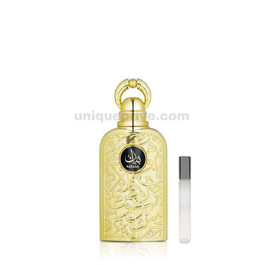 Bayaan | Unissexo | Decant 5ML & 10ML | Lattafa - Unique Privé