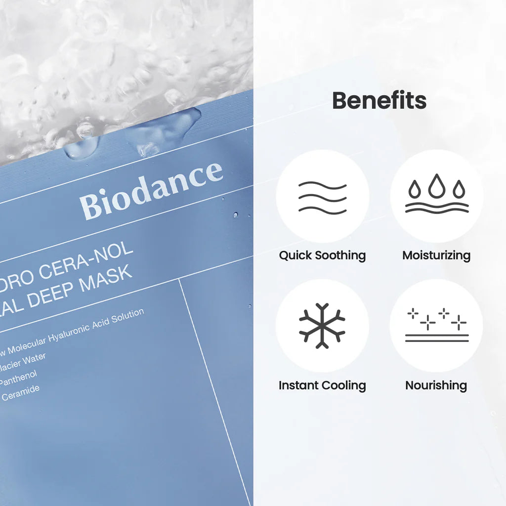 BIODANCE Hydro Cera-Nol Real Deep Mask – 1 Máscara Individual