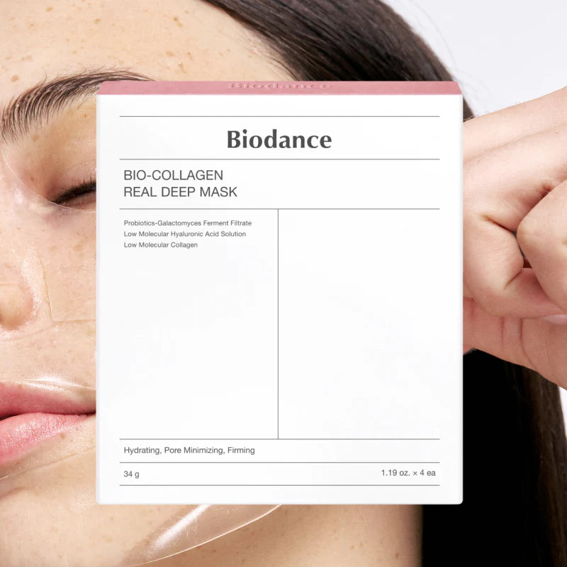 Bio-Collagen Real Deep Mas | BioDance | Caixa com 4 máscaras
