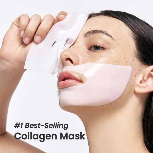 Bio-Collagen Real Deep Mask – Máscara Facial Individual com Colagénio de Baixo Peso Molecular - Unique Privé