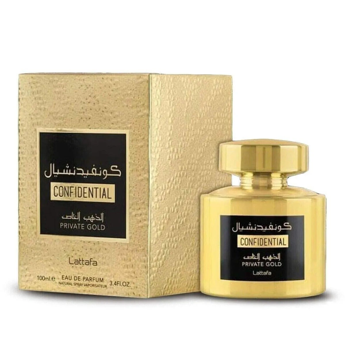 Lattafa Confidential Private Gold Eau De Parfum 100ml Spray