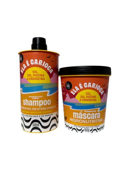 Lola Cosmetics Ela é Carioca Shampoo Nutritivo + Máscara Hidronutritiva