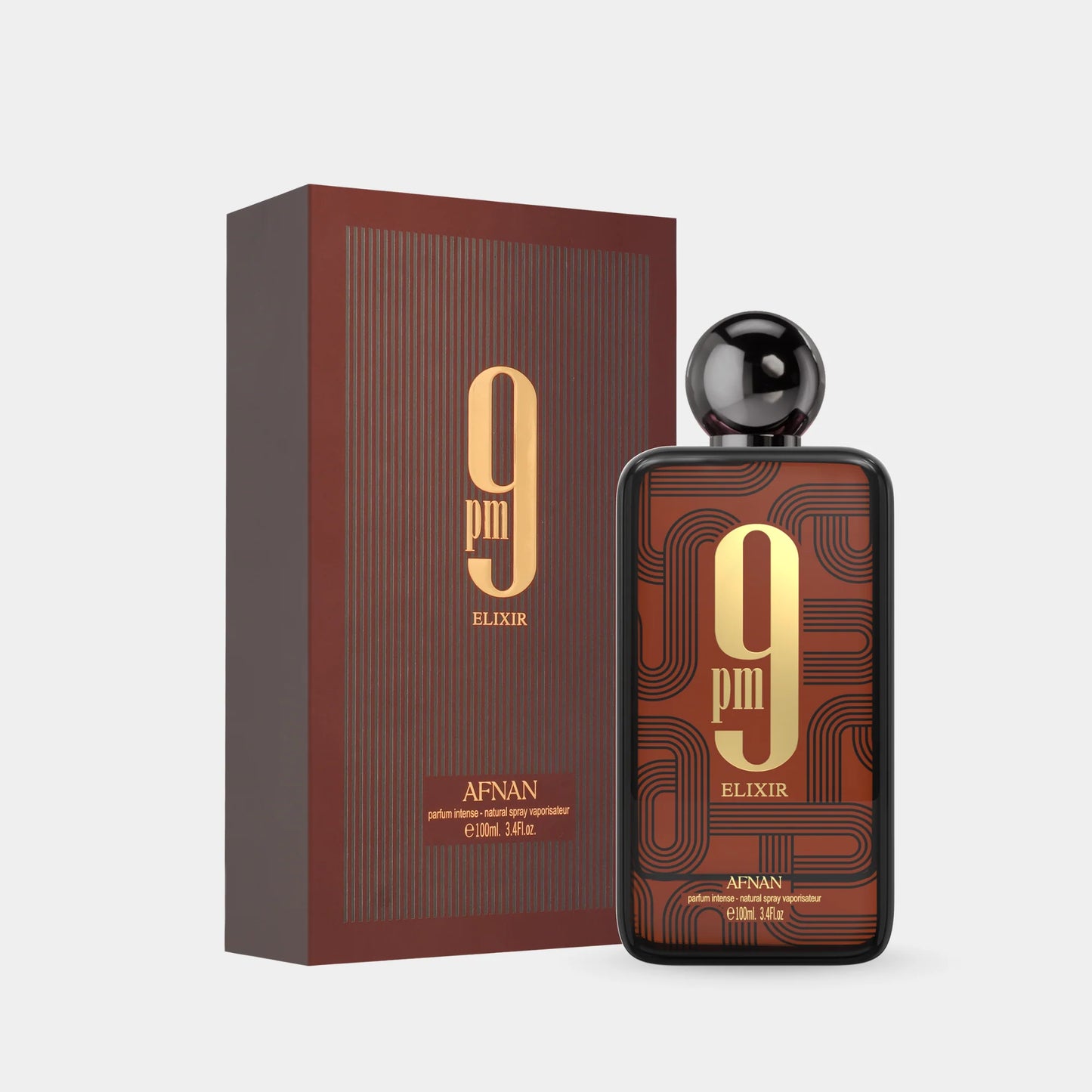 Afnan 9 PM Elixir EDP 100ml - Perfume Unissexo de Longa Duração