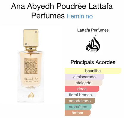 Ana Abyedh Poudrée - Lattafa 60ml