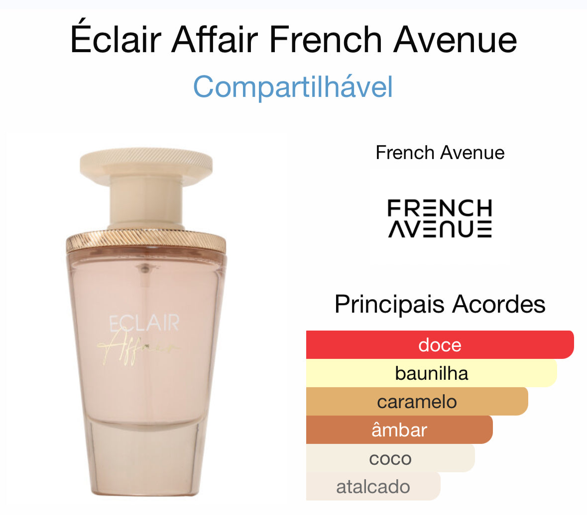 Éclair Affair | Unissexo | EDP 100ML | French Avenue