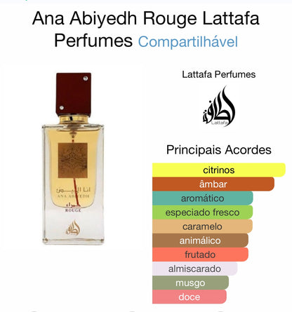 Ana Abiyedh Rouge - Lattafa 60ml