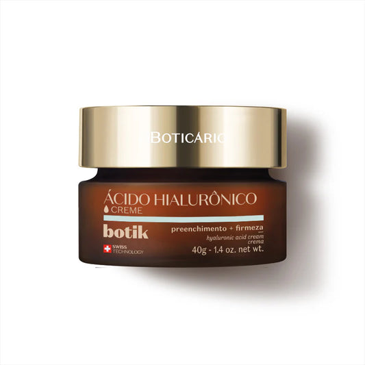 O BOTICÁRIO Creme Facial Com Ácido Hialurónico Botik, 40g ORIGINAL