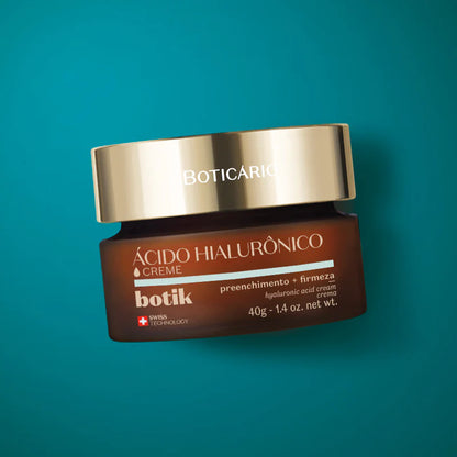 O BOTICÁRIO Crème Visage à l'Acide Hyaluronique Botik, 40g ORIGINAL