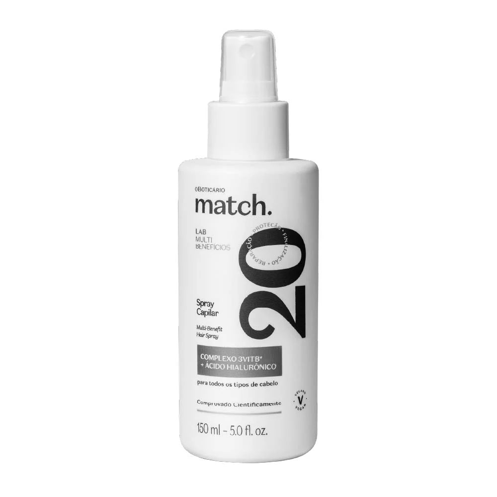 SPRAY MULTI BENEFÍCIOS MATCH LAB, 150ML