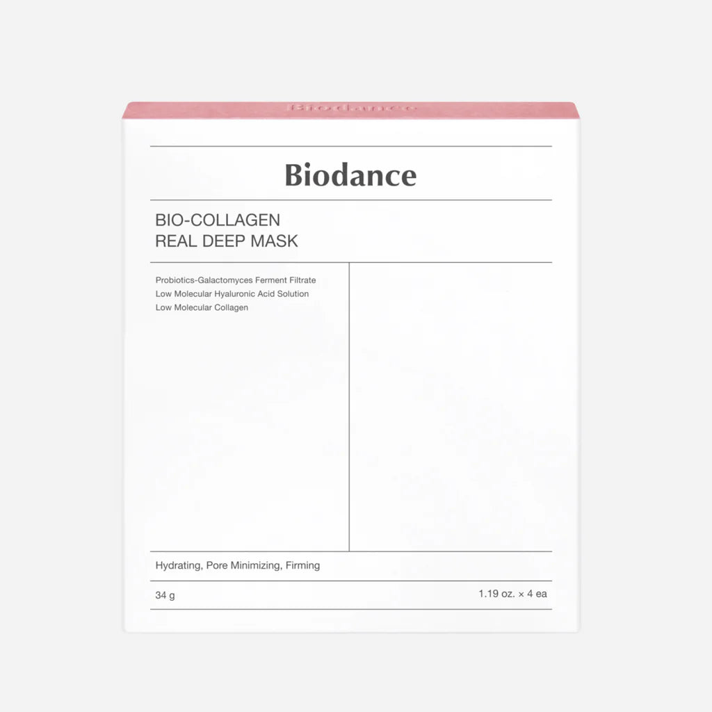 Bio-Collagen Real Deep Mas | BioDance | Caixa com 4 máscaras