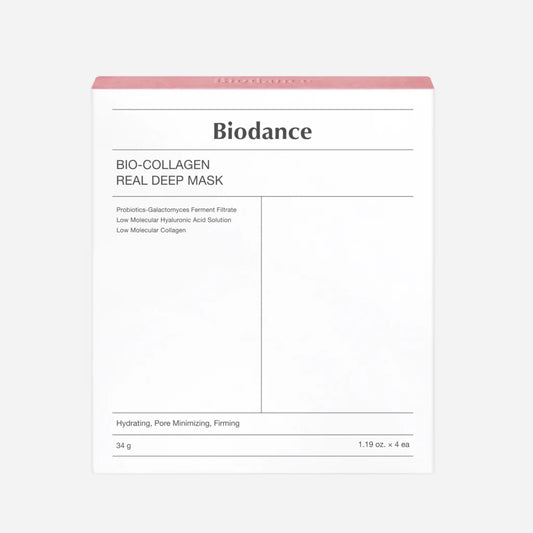 Bio-Collagen Real Deep Mas | BioDance | Caixa com 4 máscaras - Unique Privé