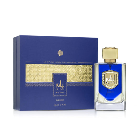 Liam Blue Shine Lattafa EDP Masculino DECANTE